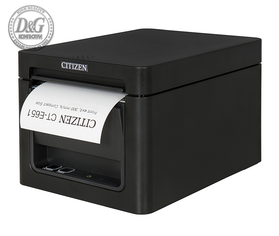 Citizen CT-E651 Printer; USB, Black