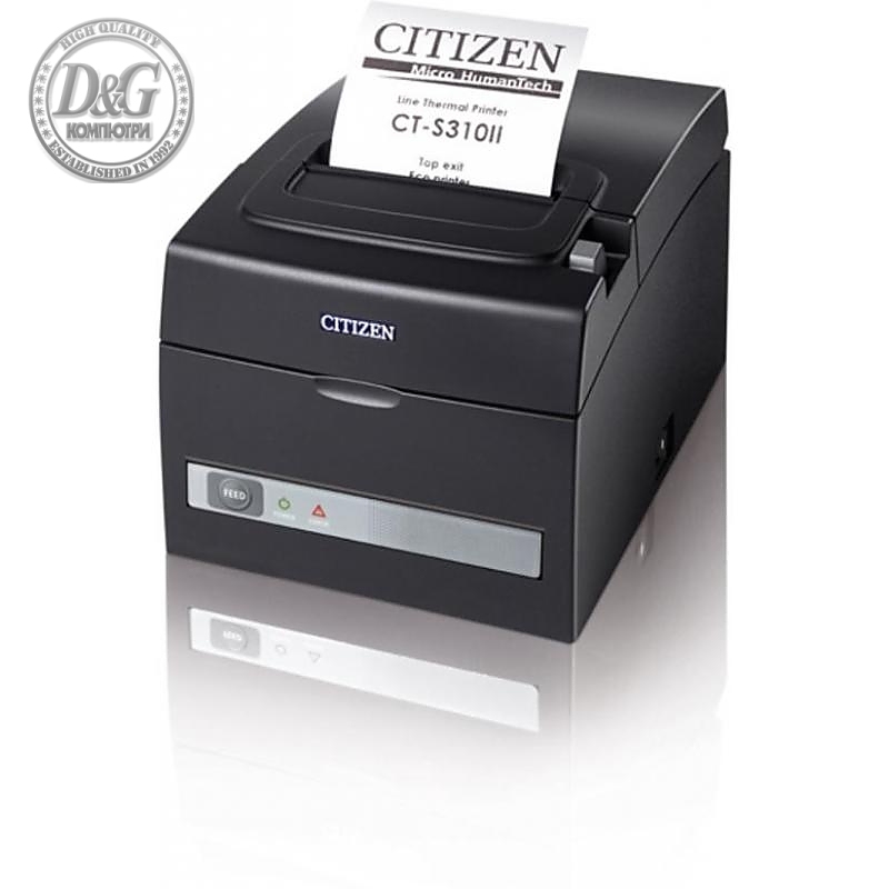 Citizen CT-S310II Printer; Serial + USB, Black