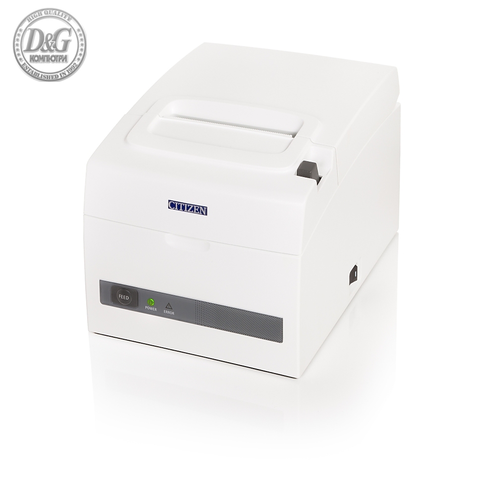 Citizen CT-S310II Printer; Serial + USB, Pure White