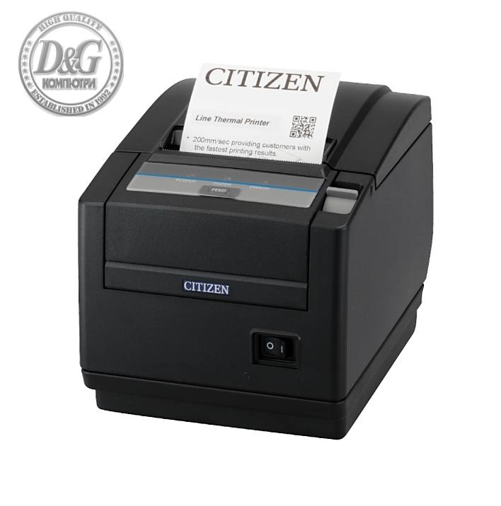 Citizen CT-S601II Printer; No interface, Black