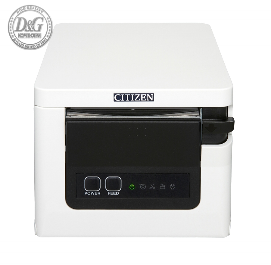 Citizen CT-S751 Printer; USB, White Case