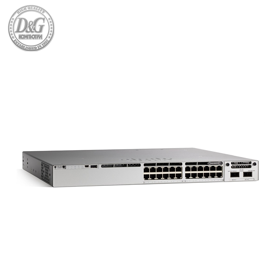 Cisco Catalyst 9300 24-port 1G copper, with fixed 4x1G SFP uplinks, data only Network Essentials