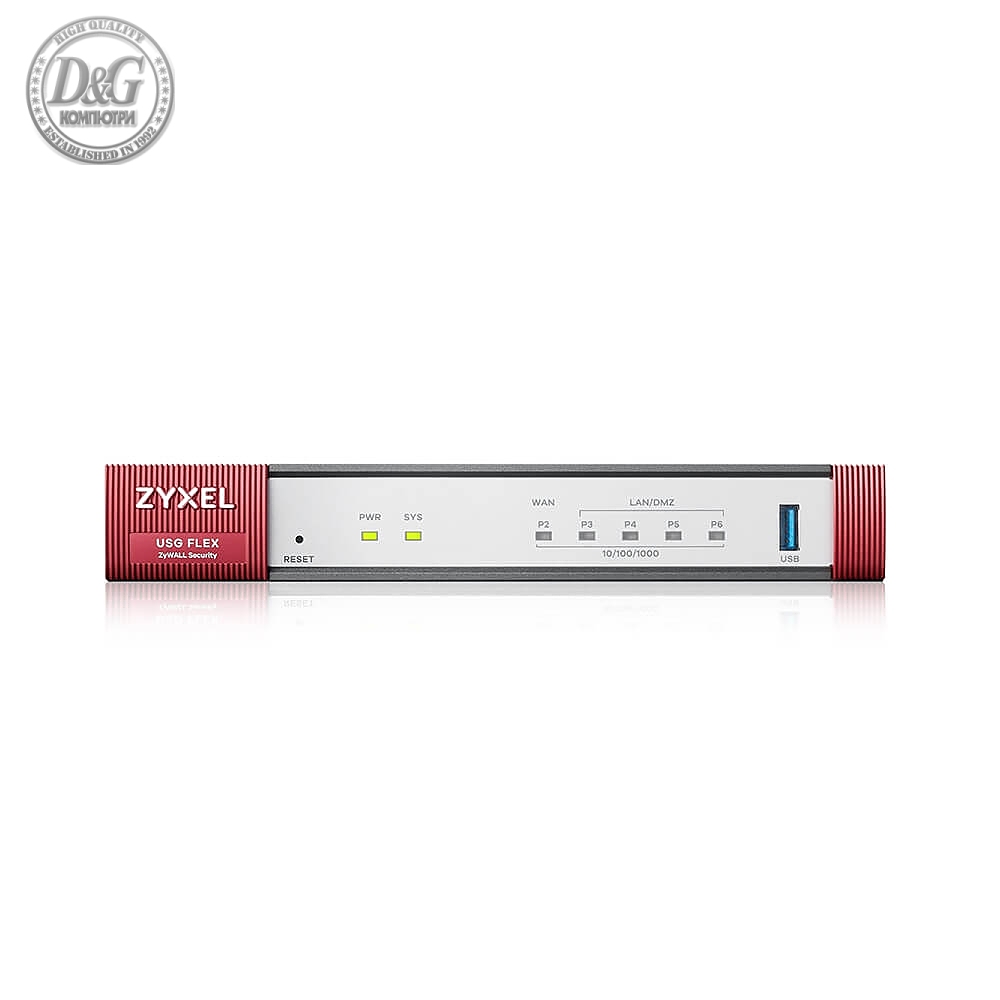 ZyXEL USGFLEX50 (Device only) Firewall Appliance 1 x WAN, 4 x LAN/DMZ