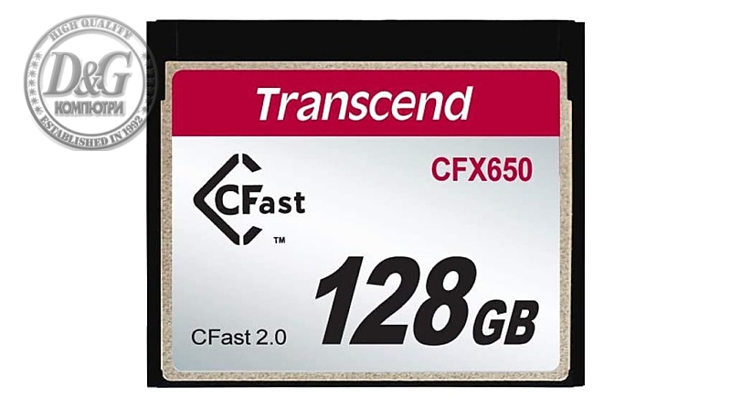 Transcend 128GB, CFast Card, SuperMLC