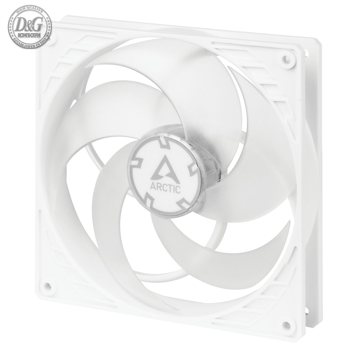 Arctic вентилатор Fan 140mm P14 PWM (White/Transparent) - 200-1700rpm