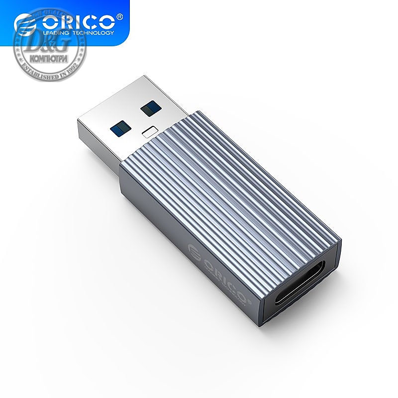 Orico Адаптер Adapter USB3.1 to Type-C (female) - AH-AC10-GY