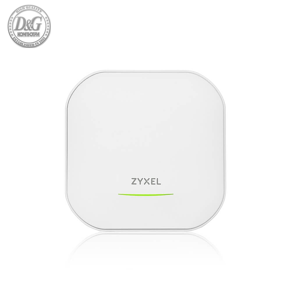 ZyXEL NWA220AX-6E, Single Pack 802.11axe AP, Standalone / NebulaFlex, exclude Power Adaptor,  EU and UK, Unified AP, ROHS