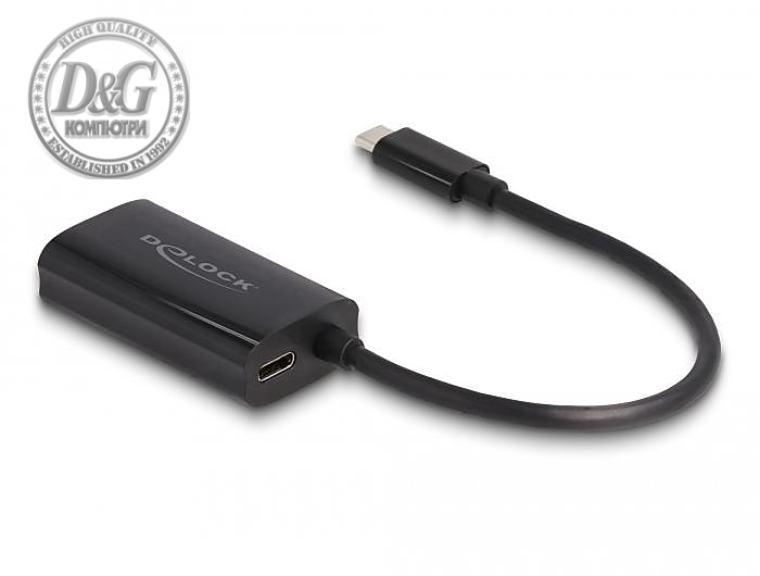 Мрежова карта Delock 61026 USB-C - RJ45, USB 3.2 Gen 1 RTL8153B, Gigabit Ethernet, PD 3.0