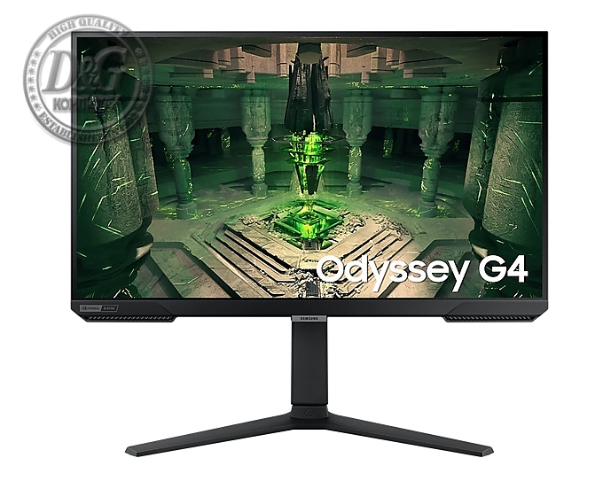 Samsung 27BG400 27" Odyssey G4, IPS, 240 Hz, 1 ms GTG, 1920x1080, 400 cd/m2, 1000:1 Contrast, Eco Saving Plus, Flicker Free, AMD FreeSync Premium, Black Equalizer, DP, 2xHDMI, Headphone Jack, Black