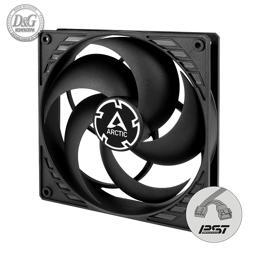 Arctic вентилатор Fan 140mm P14 PWM PST (Black/Black) - ACFAN00125A