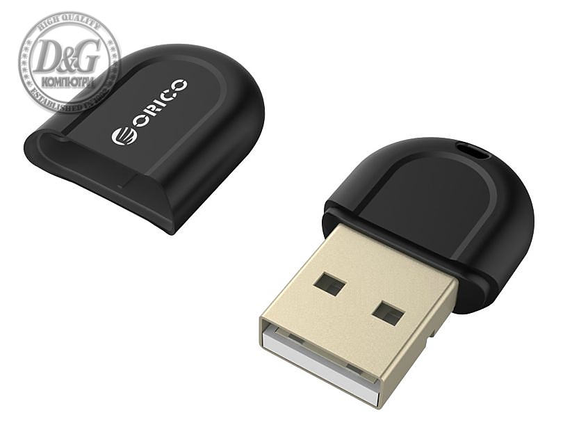 Orico блутут адаптер Bluetooth 4.0 USB adapter, black - BTA-408-BK