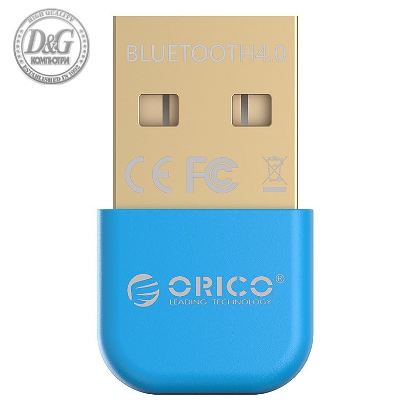 Orico блутут адаптер Bluetooth 4.0 USB adapter, blue - BTA-403-BL