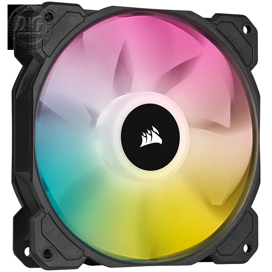 CORSAIR SP Series, SP120 RGB ELITE, 120mm RGB LED Fan with AirGuide, Single Pack