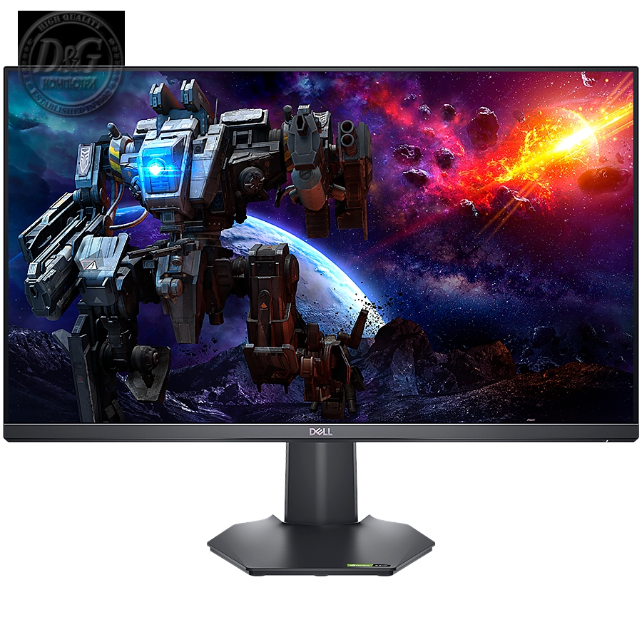 Dell Monitor LED G2722HS, 27", QHD (1920x1080), 16:9 60Hz, IPS, AG, 350 cd/m2, 1000:1, 178/178, 1ms, AMD FreeSync, NVIDIA G-SYNC, 2xHDMI, DP, Height, Tilt adjustable, 3Y