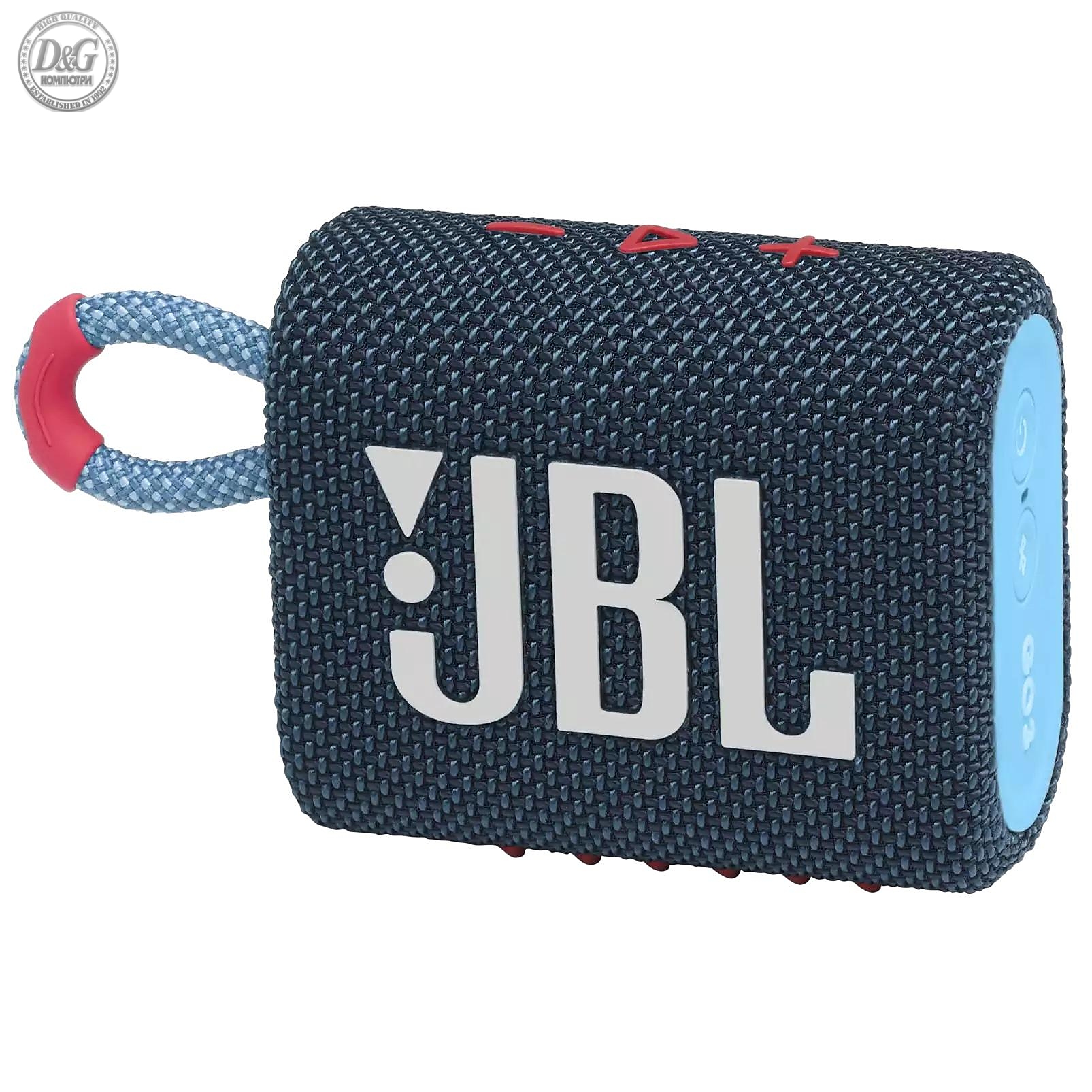 Блутут колонка JBL GO 3 Син/Розов