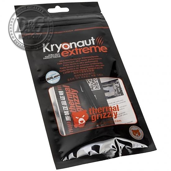 Термо паста Thermal Grizzly Kryonaut Extreme, 2g, Черен