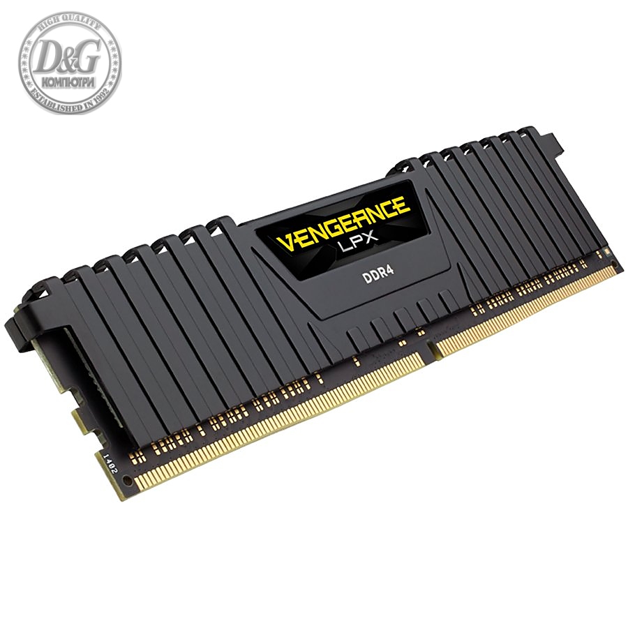 DDR4, 3000MHz 16GB 1 x 288 DIMM, Unbuffered, 16-20-20-38, Vengeance LPX Black Heat spreader, 1.35V, XMP 2.0, Supports 6th Intel® Core™ i5/i7