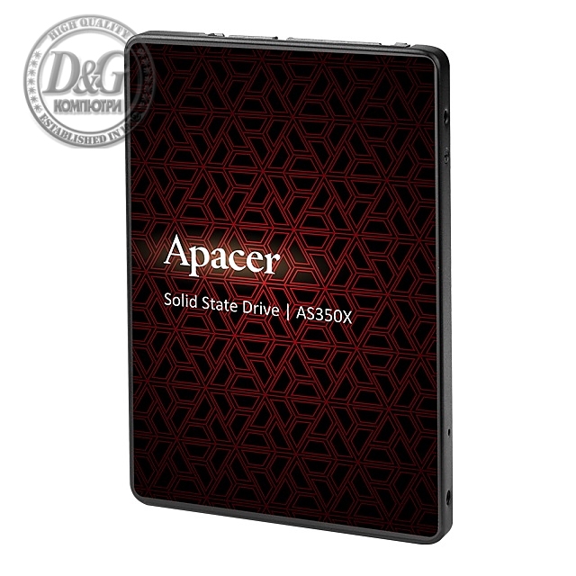 Apacer AS350X SSD 2.5" 7mm SATAIII, 128GB, Standard (Single)