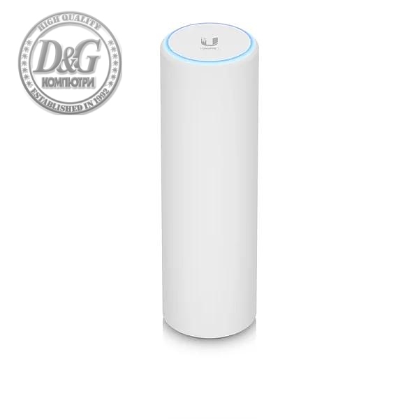 Access Point Ubiqity U6-Mesh, 2.4/5 GHz, 573.5 - 4800Mbps, 4x4MIMO, PoE, Бял