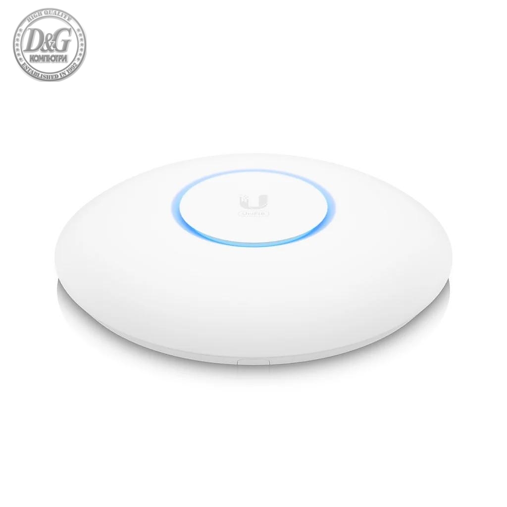 Access Point Ubiqity U6-PRO, 2.4/5 GHz, 573.5 - 4800Mbps, 4x4MIMO, Без PoE, Бял