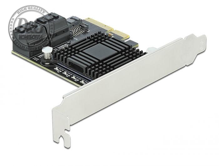 Контролер Delock SATA PCI Express Card - 5 ports