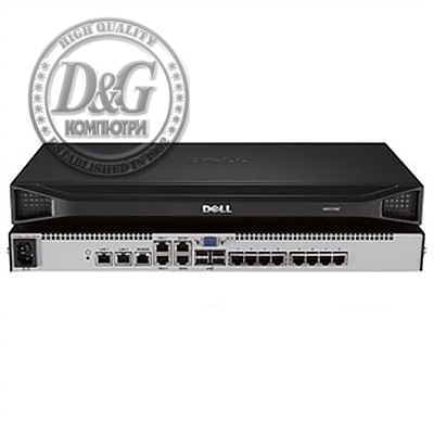 Dell DMPU108e 8-port remote KVM switch with one remote one local user single power supply, DMPU108E