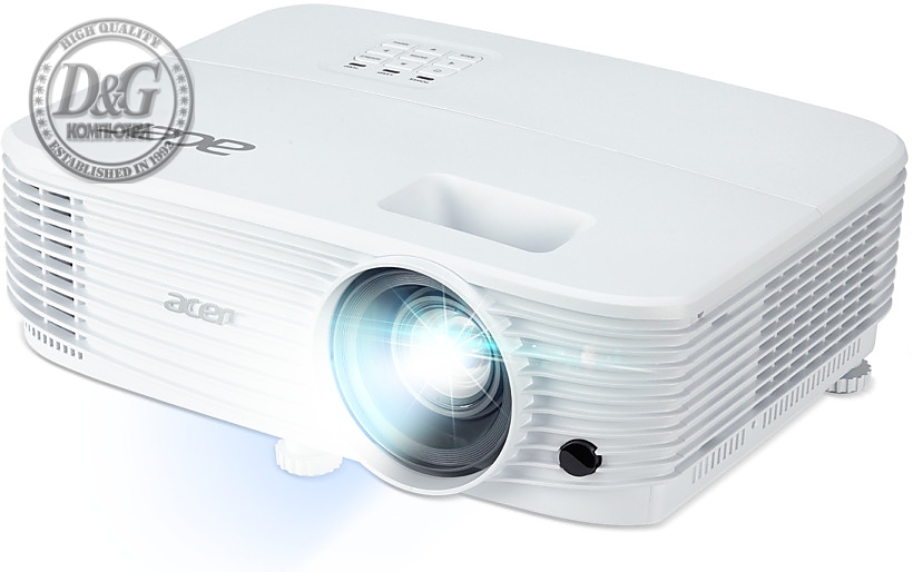 Acer Projector P1157i DLP, SVGA (800x600), 4800 ANSI LUMENS, 20000:1,HDMI, RCA, Wireless dongle included, Audio in/out, VGA out, USB type A (5V/1A), RS-232,Bluelight Shield, LumiSense, Built-in 3W Speaker, 2.4kg, White