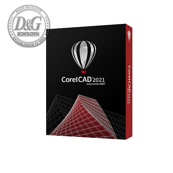 Софтуер CorelCAD 2021 License PCM ML Single Usr