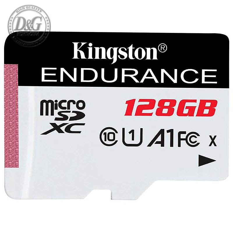 Kingston 128GB microSDHC Endurance Flash Memory Card, Class 10