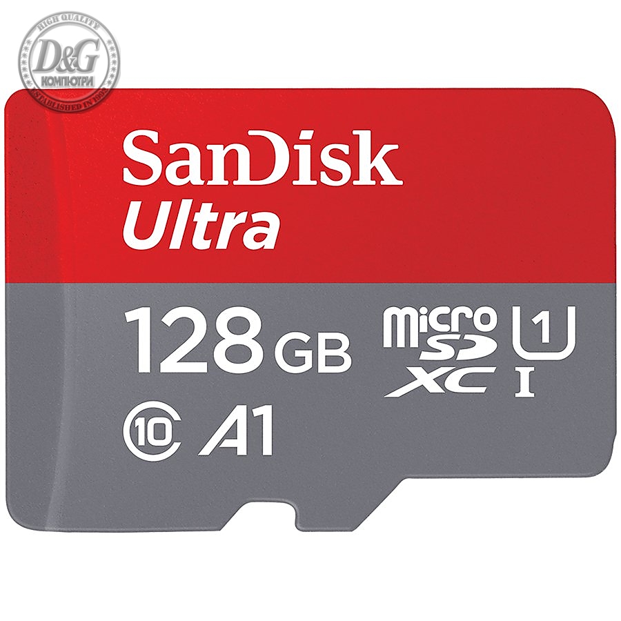 SanDisk_Ultra microSDXC_128GB + SD Adapter_120MB/s  A1 Class 10 UHS-I