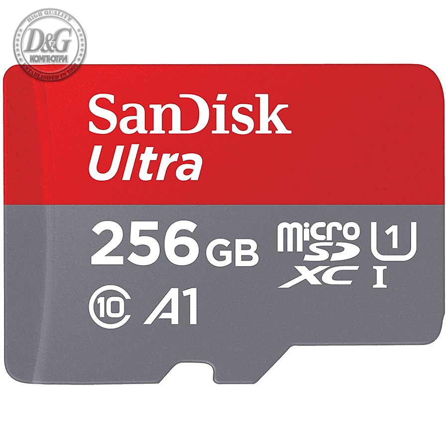 SanDisk_Ultra microSDXC_256GB + SD Adapter_120MB/s  A1 Class 10 UHS-I