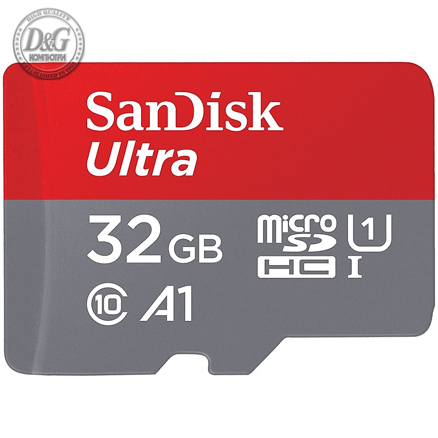 SanDisk_Ultra microSDHC_32GB + SD Adapter_120MB/s  A1 Class 10 UHS-I