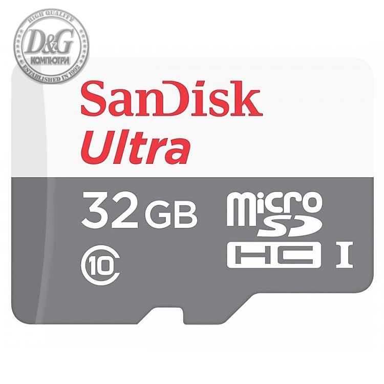 SanDisk Ultra Android microSDHC 32GB 80MB/s Class 10; EAN: 619659161651