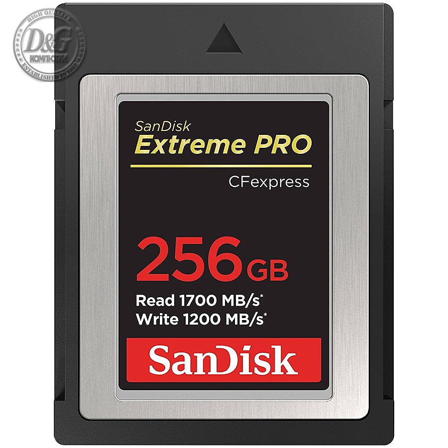 SANDISK 256GB Extreme PRO CFexpress Card Type B