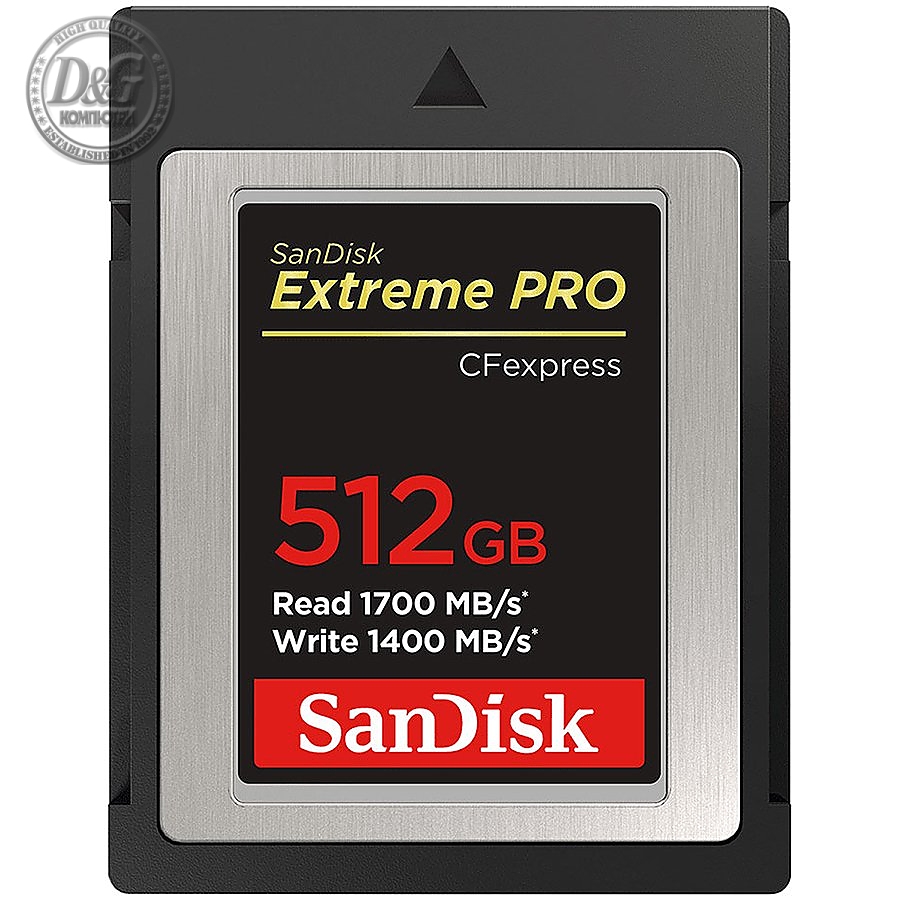 SANDISK Extreme PRO CF Express Card Type B 512GB