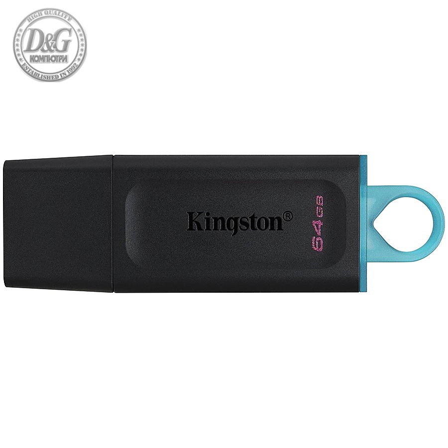 KINGSTON 64GB USB3.2 Gen 1 DataTraveler Exodia (Black + Teal)