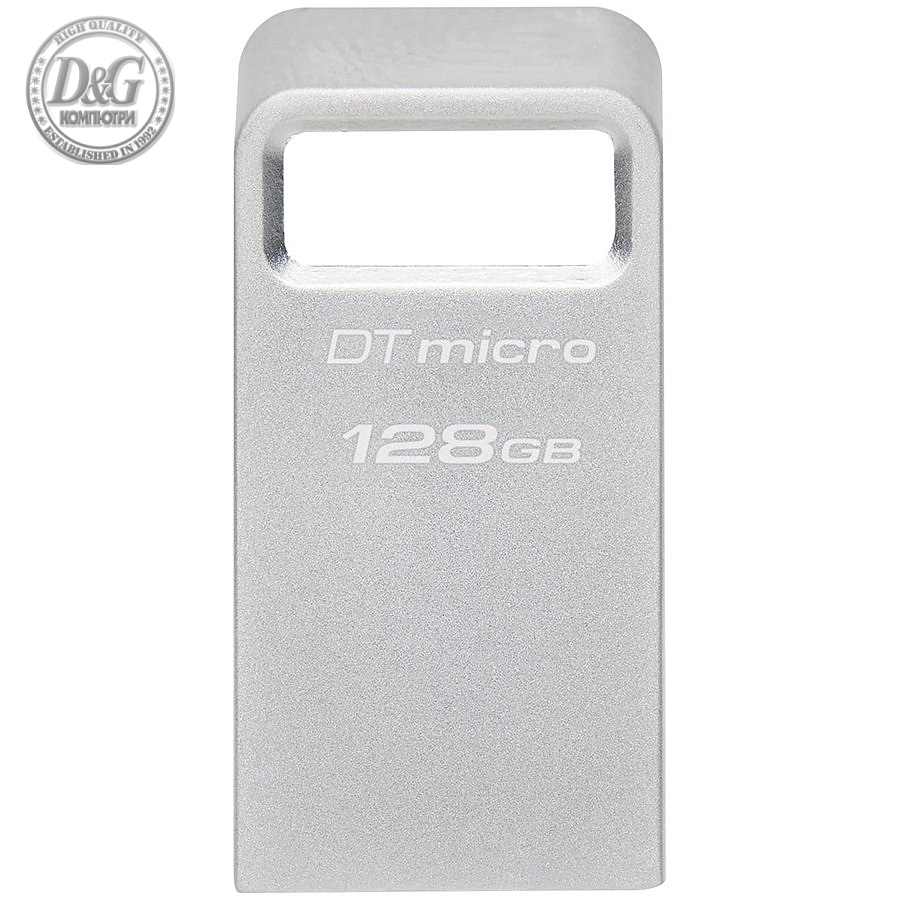 Kingston 128GB DataTraveler Micro 200MB/s Metal USB 3.2 Gen 1 EAN: 740617328028