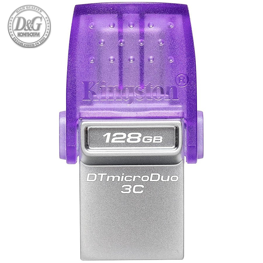 Kingston 128GB DataTraveler microDuo 3C 200MB/s dual USB-A + USB-C EAN: 740617328165