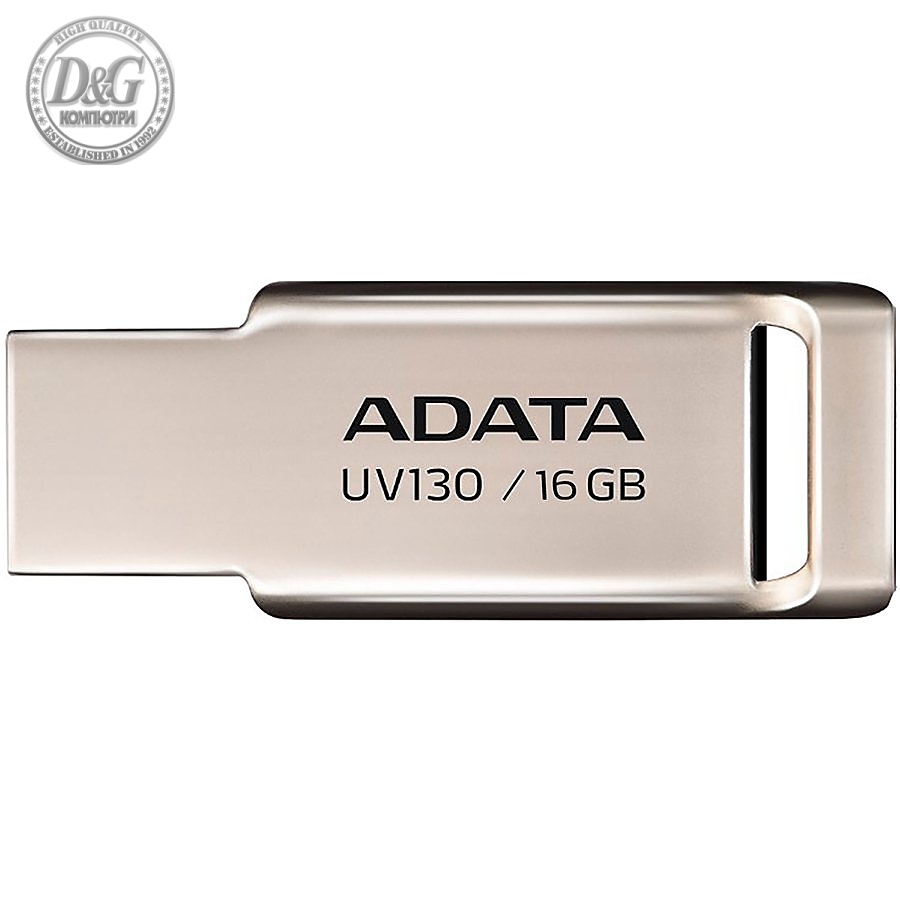 ADATA 16GB USB2.0  (AUV130-16G-RGD) Flash Drive, Champagne