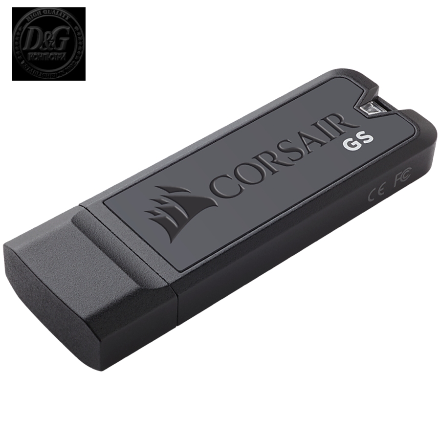 CORSAIR Flash Voyager GS USB 3.0 128GB Flash Drive, Read Up to 400MB/s, Write Up to 140MB/s