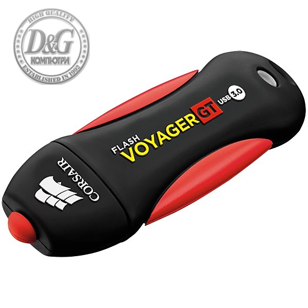 Corsair Flash Voyager GT USB 3.0 64GB, Read 390MBs - Write 80MBs, Plug and Play