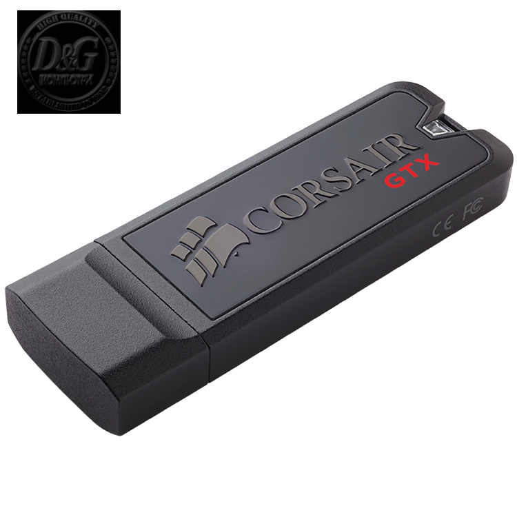 Corsair USB drive Flash Voyager GTX USB 3.1 512GB, Zinc Alloy Casing, Read 440MBs - Write 440MBs, Plug and Play, EAN:0843591075251