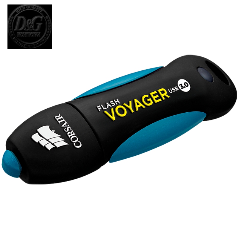 Corsair USB drive Flash Voyager USB 3.0 128GB, Read 190MBs - Write 60MBs, Plug and Play, EAN:0843591047289