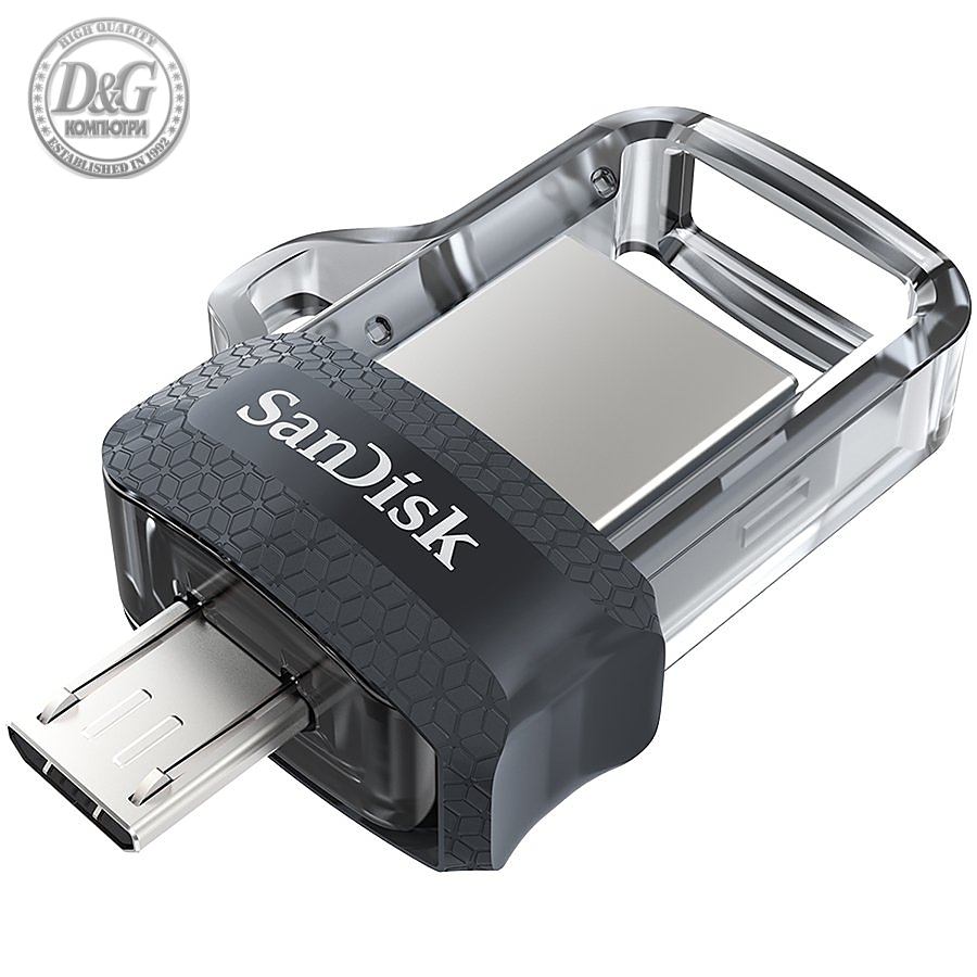 SanDisk Ultra Dual Drive m3.0 16GB Grey & Silver; EAN: 619659149543