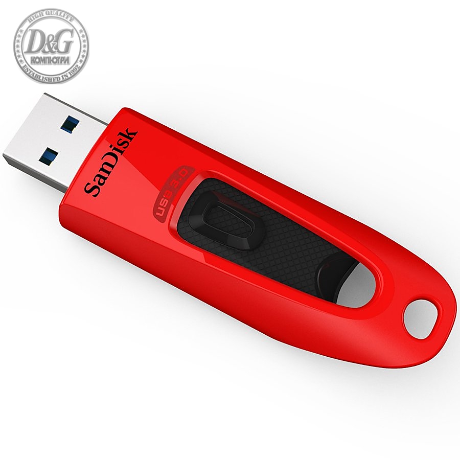 SANDISK 32GB USB 3.0 Ultra Червен