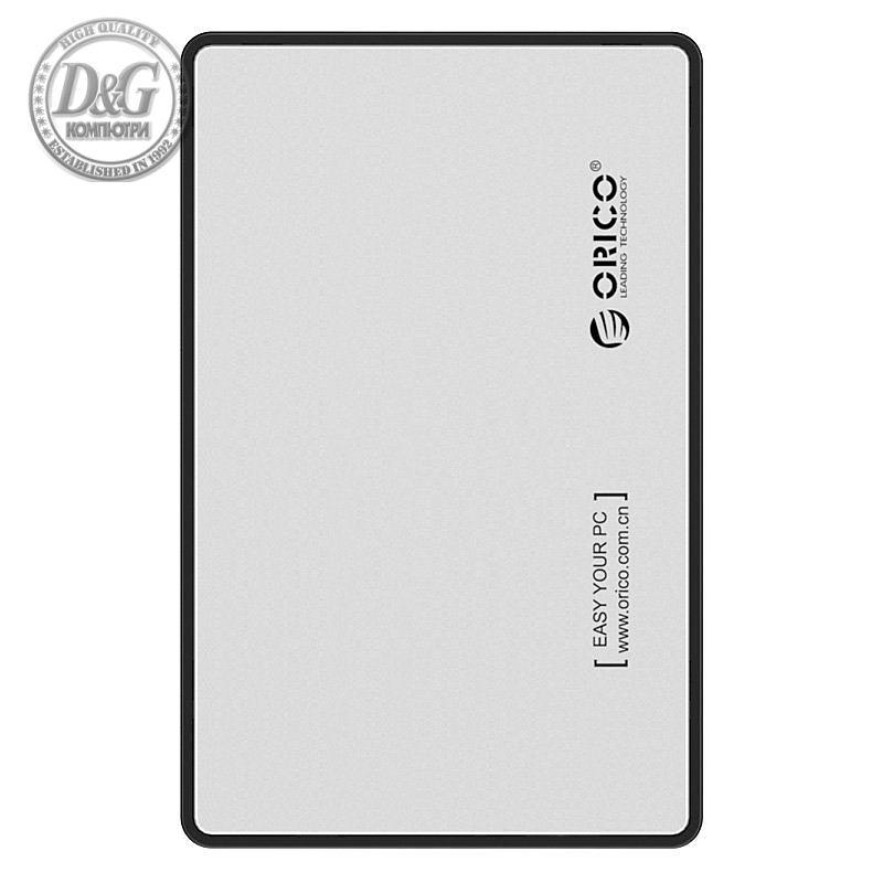 Orico външна кутия за диск Storage - Case - 2.5 inch USB3.0 SILVER - 2588US3-V1-SV