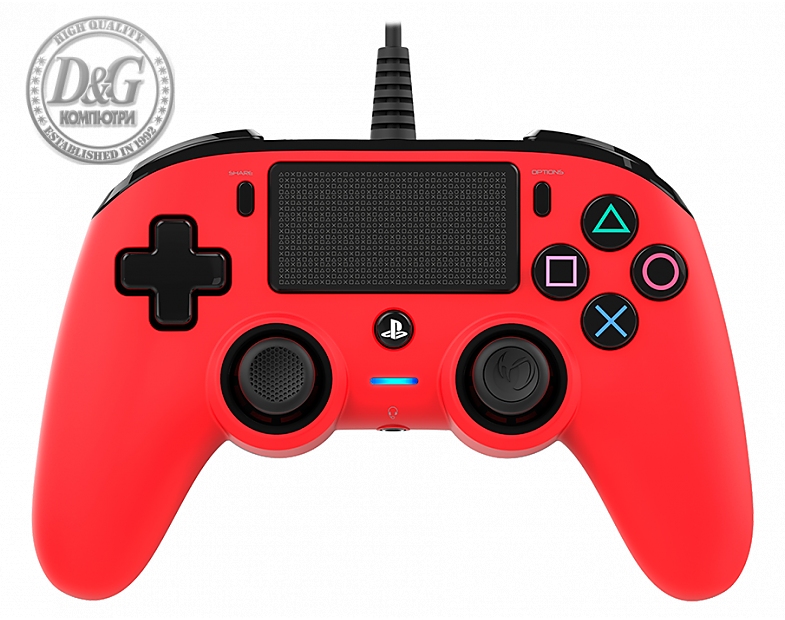 Жичен геймпад Nacon Wired Compact Controller, Червен