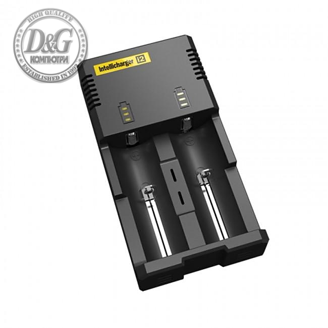 Зарядно у-во NITECORE i2, Universal Charger, LiIon &amp; NIMH, 18650, CR123, AA, AAA, C, D