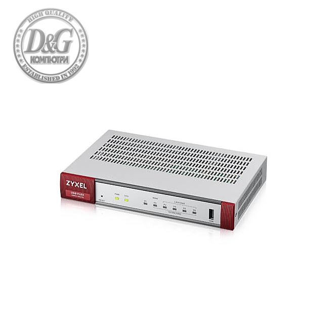 ZyXEL USG Flex Firewall 10/100/1000, 1xWAN, 4xLAN/DMZ ports, 1xUSB (Device only)