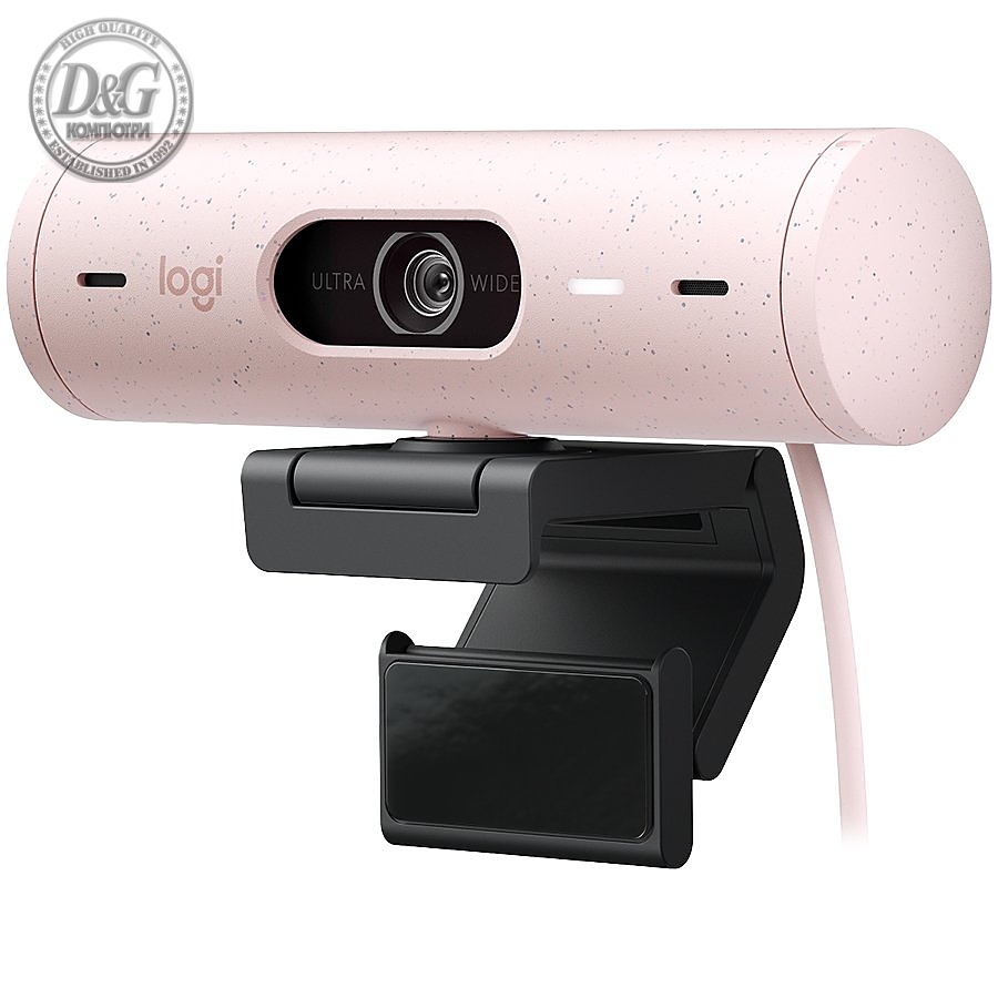 LOGITECH BRIO 500 - ROSE - USB - EMEA28